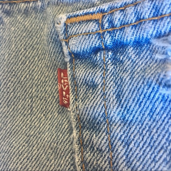 Levi’s Denim Ripped Shorts - Picture 7 of 8